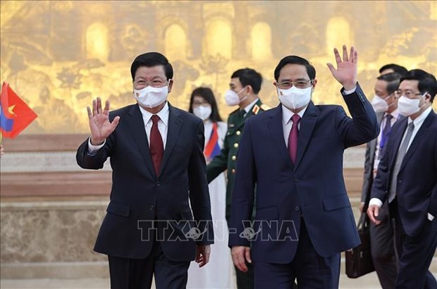 Vietnamese, Lao leaders agree on cooperation orientations